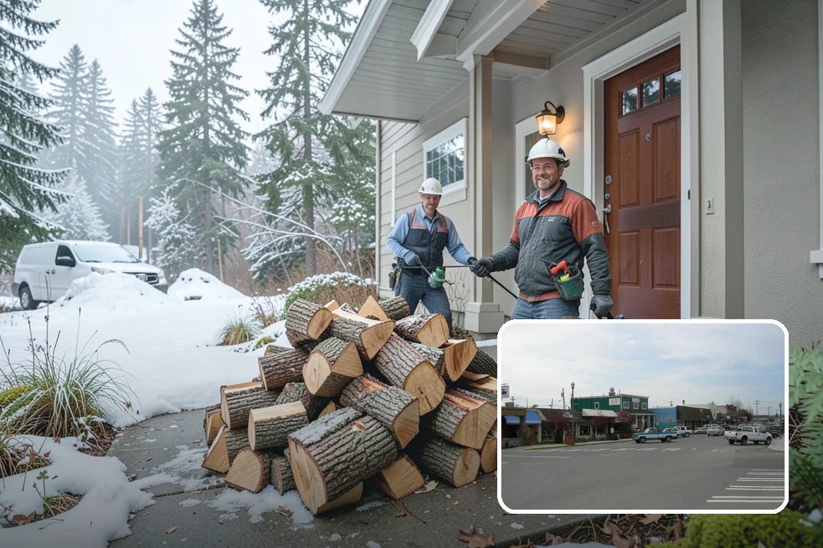 Storm Salvage Firewood in Stanwood, Snohomish County, WA - Turns storm-downed trees into usable firewood
