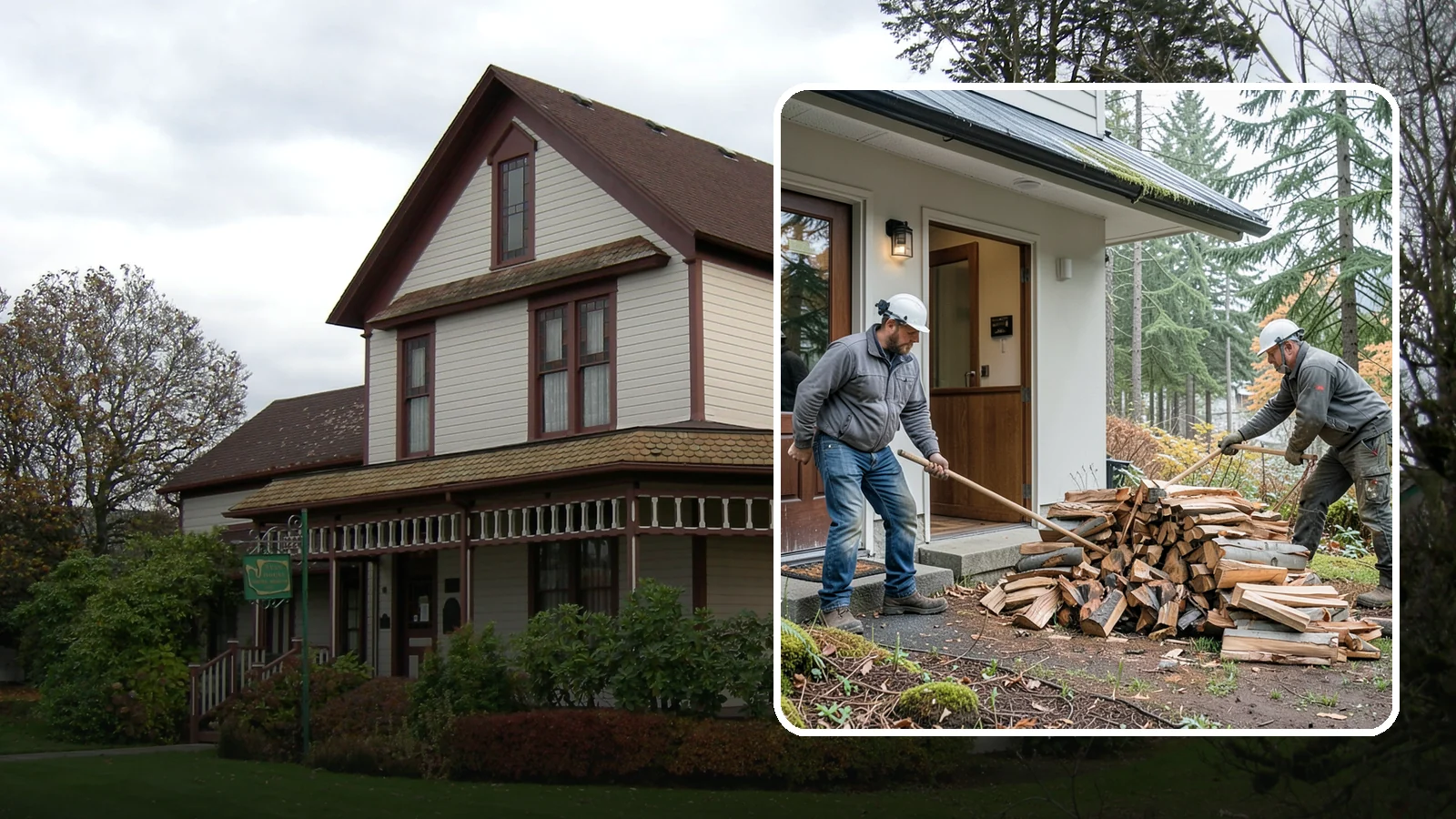 Storm Salvage Firewood in Sumner, Pierce County, WA - We salvage wood from storm-downed trees across the Northwest and process it into firewood you can burn.