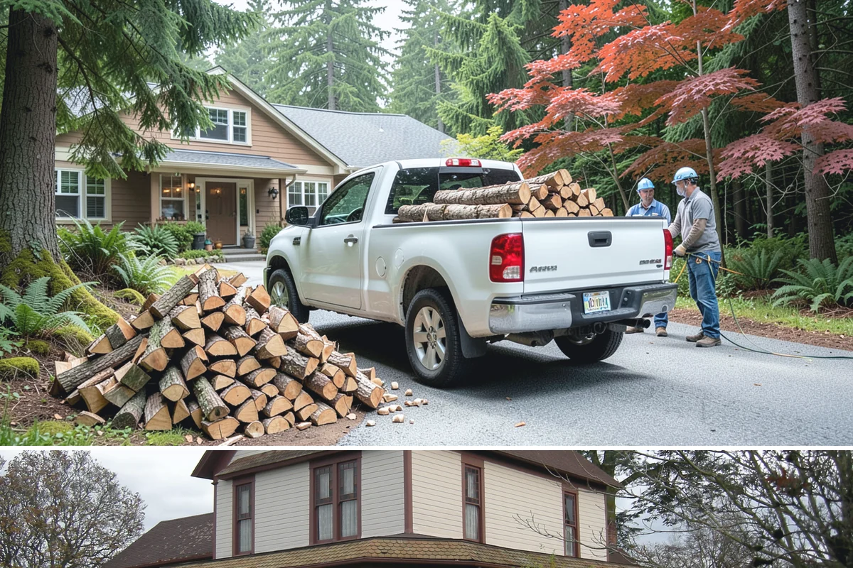 Storm Salvage Firewood in Sumner, Pierce County, WA - Salvage supply peaks after fall and winter storm seasons, when downed wood is most plentiful for processing.