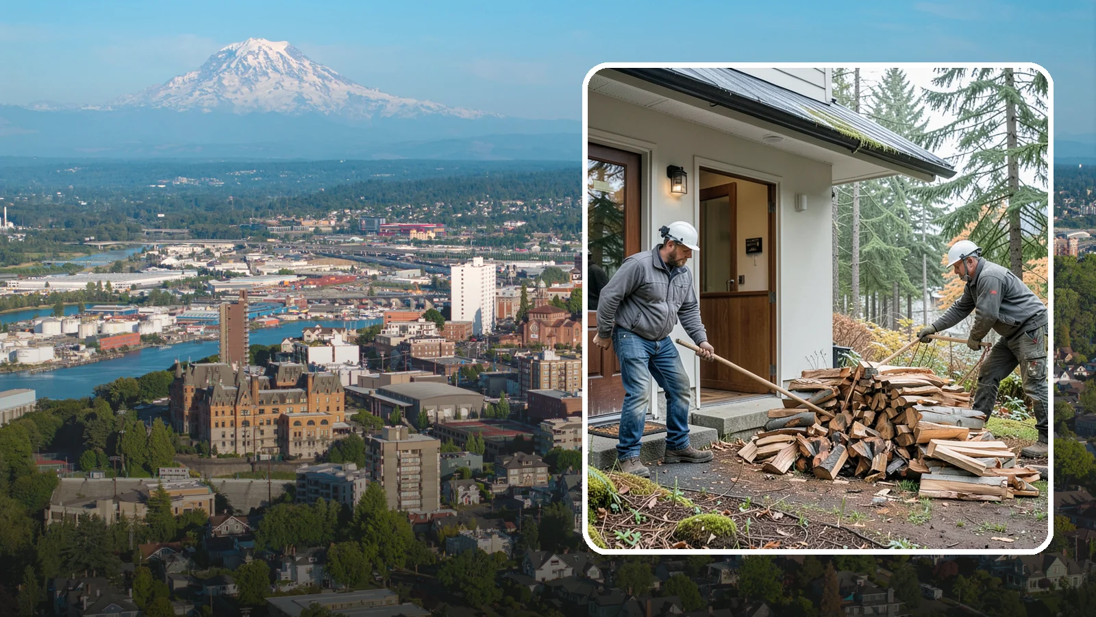 Storm Salvage Firewood in Tacoma, Pierce County, WA - We salvage wood from storm-downed trees across the Northwest and process it into firewood you can burn.