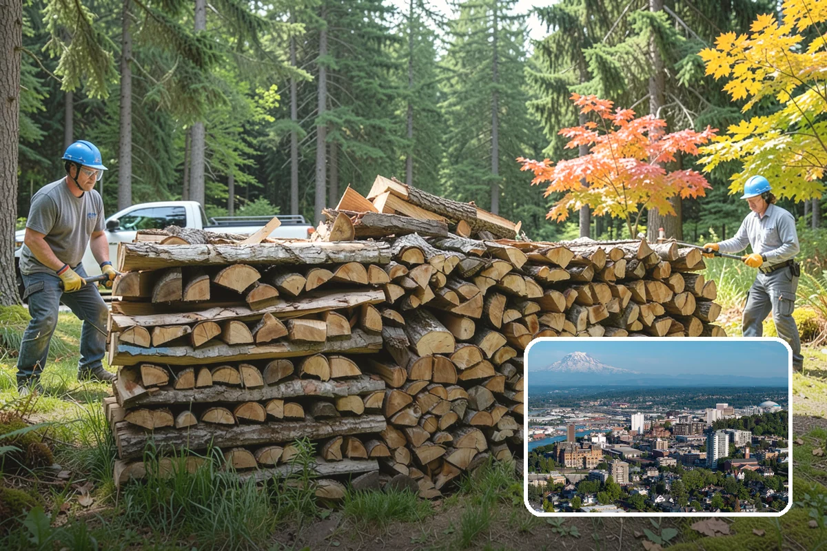 Storm Salvage Firewood in Tacoma, Pierce County, WA - Turns storm-downed trees into usable firewood