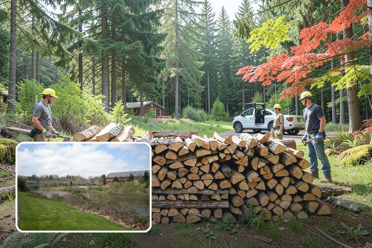 Storm Salvage Firewood in Tukwila, King County, WA - Turns storm-downed trees into usable firewood