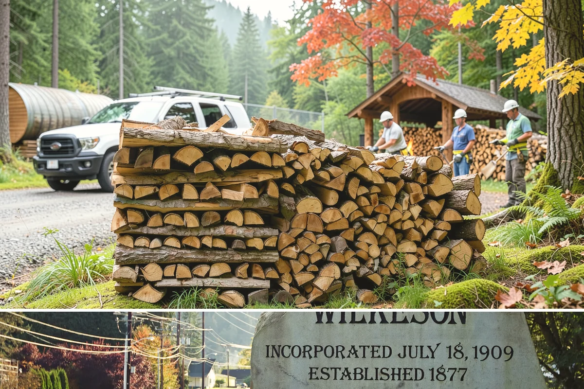 Storm Salvage Firewood in Wilkeson, Pierce County, WA - Salvage supply peaks after fall and winter storm seasons, when downed wood is most plentiful for processing.
