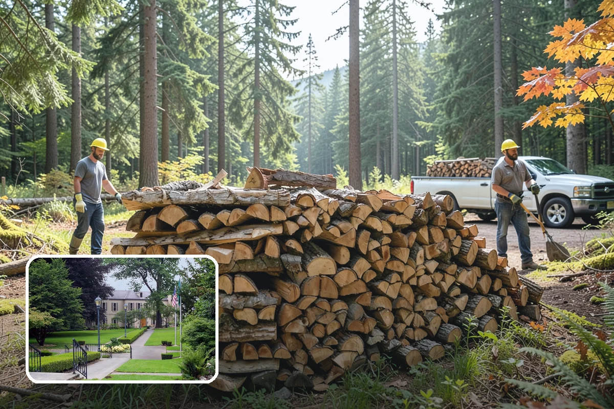 Storm Salvage Firewood in Woodinville, King County, WA - Turns storm-downed trees into usable firewood
