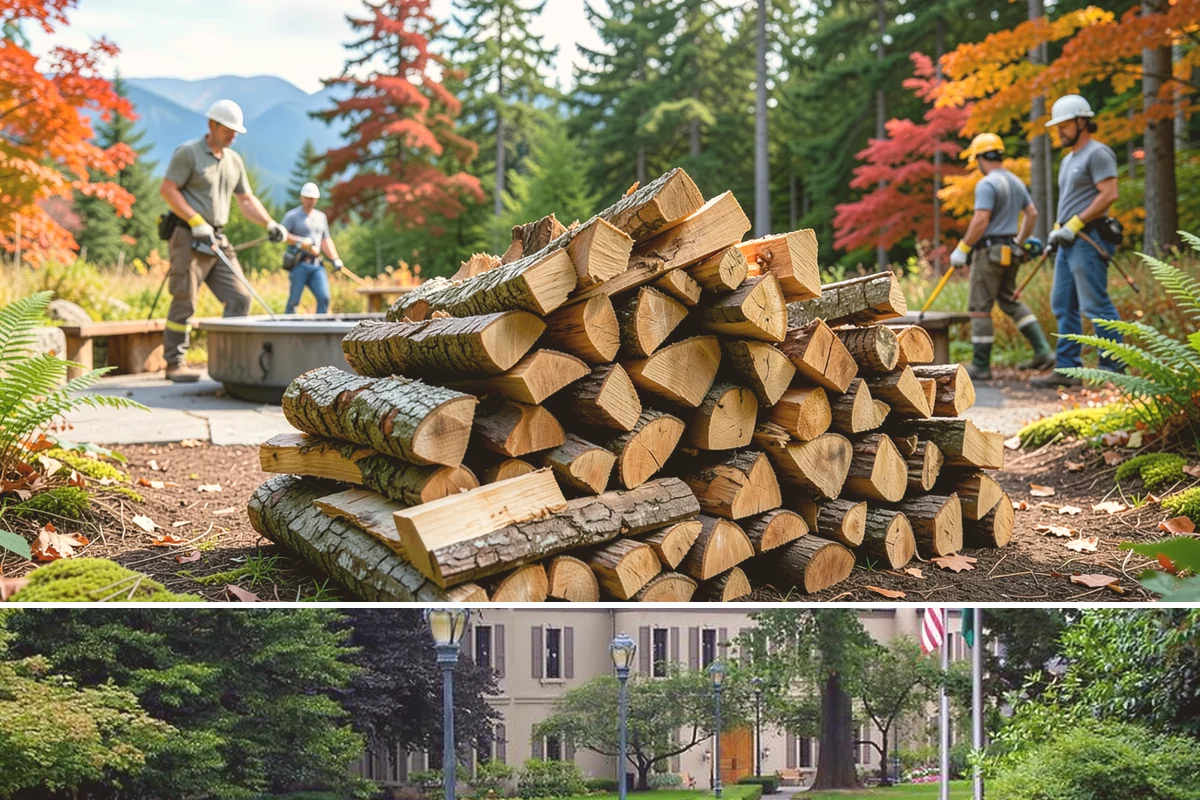 Storm Salvage Firewood in Woodinville, King County, WA - Salvage supply peaks after fall and winter storm seasons, when downed wood is most plentiful for processing.