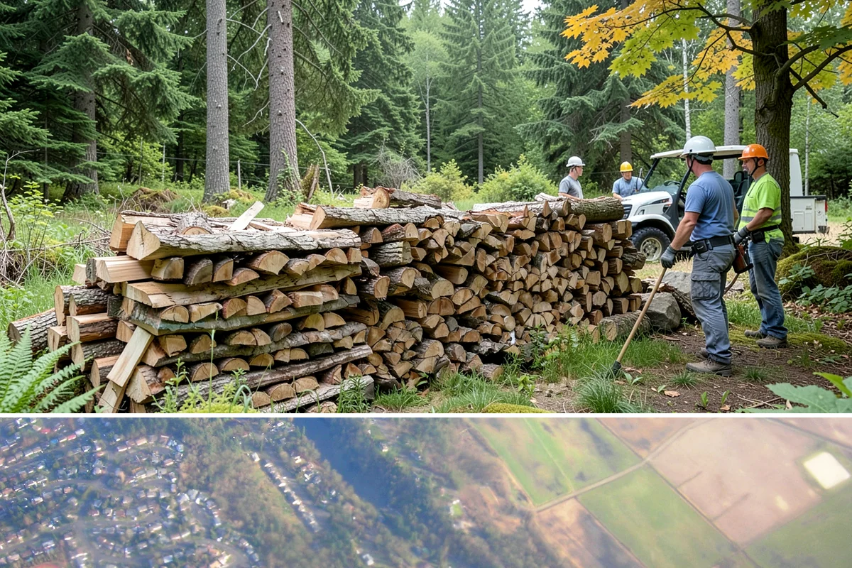 Storm Wood Processing in Algona, King County, WA - Demand spikes after fall and winter windstorms, so call promptly once a storm passes for faster scheduling.