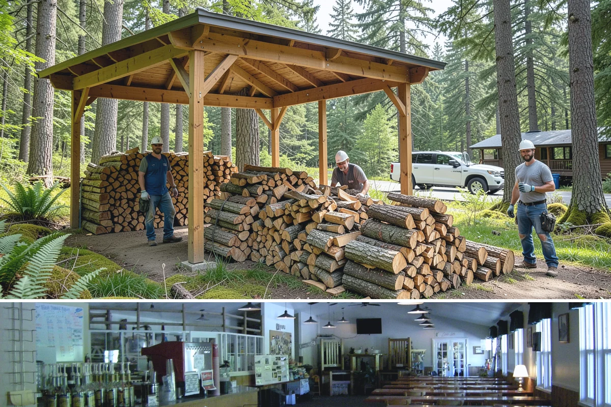 Storm Wood Processing in Black Diamond, King County, WA - Demand spikes after fall and winter windstorms, so call promptly once a storm passes for faster scheduling.