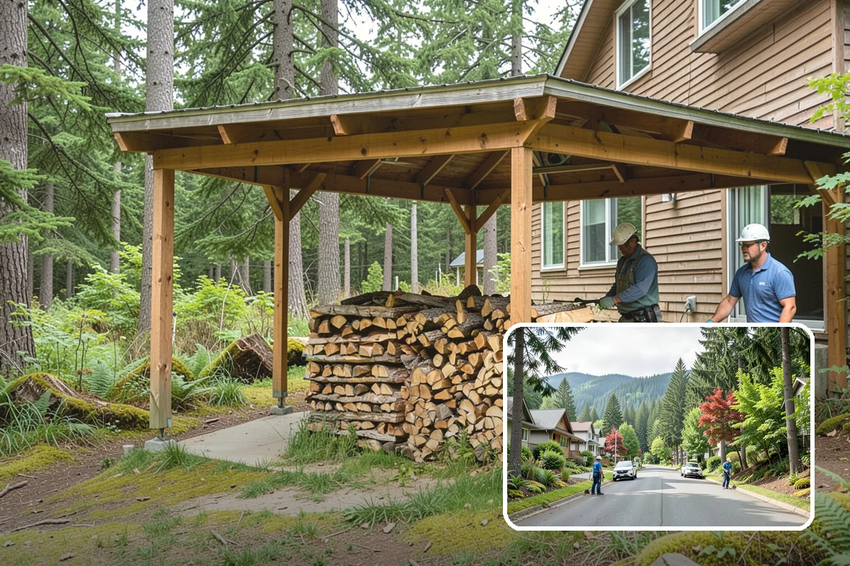 Storm Wood Processing in Darrington, WA - Recovers value from storm-damaged trees