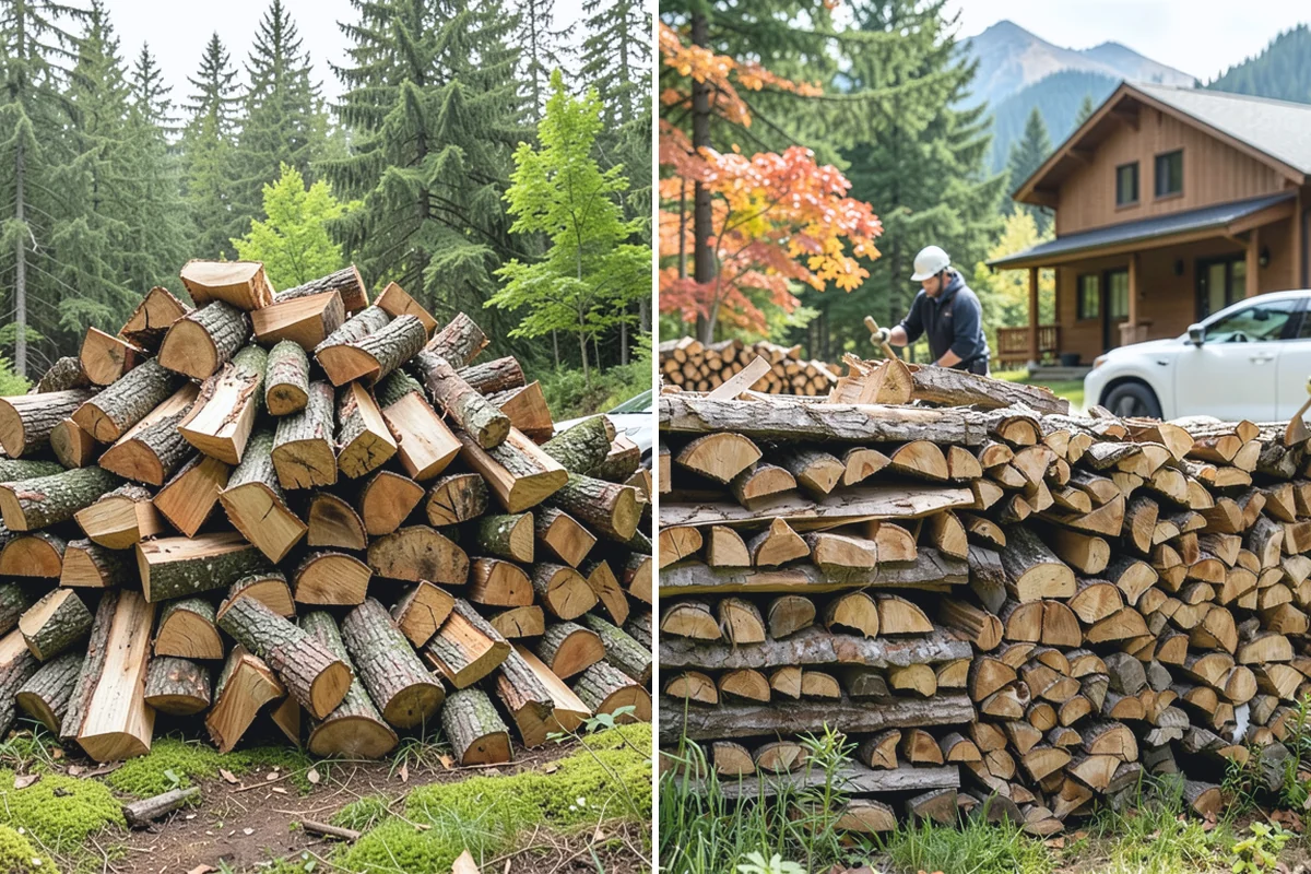 Storm Wood Processing in Darrington, WA - We survey the storm damage on-site
