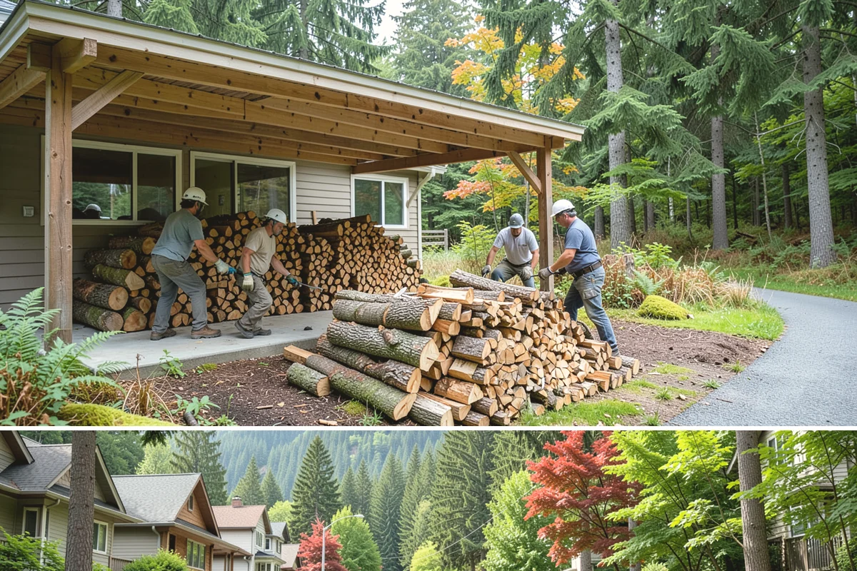 Storm Wood Processing in Darrington, WA - Demand spikes after fall and winter windstorms, so call promptly once a storm passes for faster scheduling.