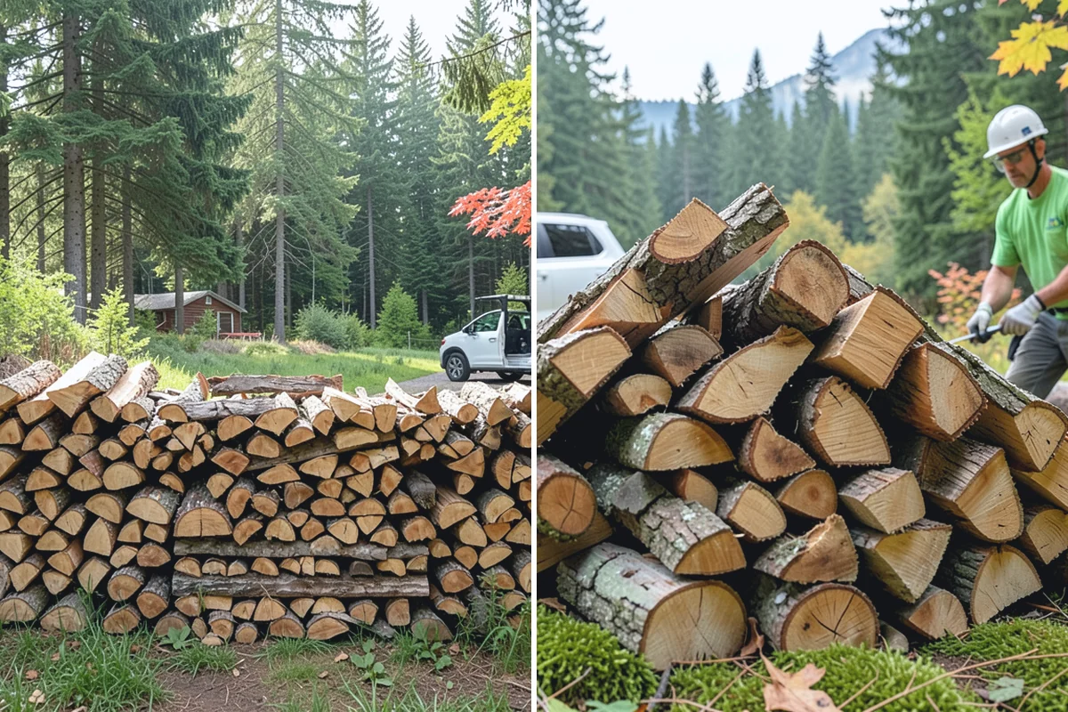 Storm Wood Processing in Des Moines, King County, WA - We survey the storm damage on-site