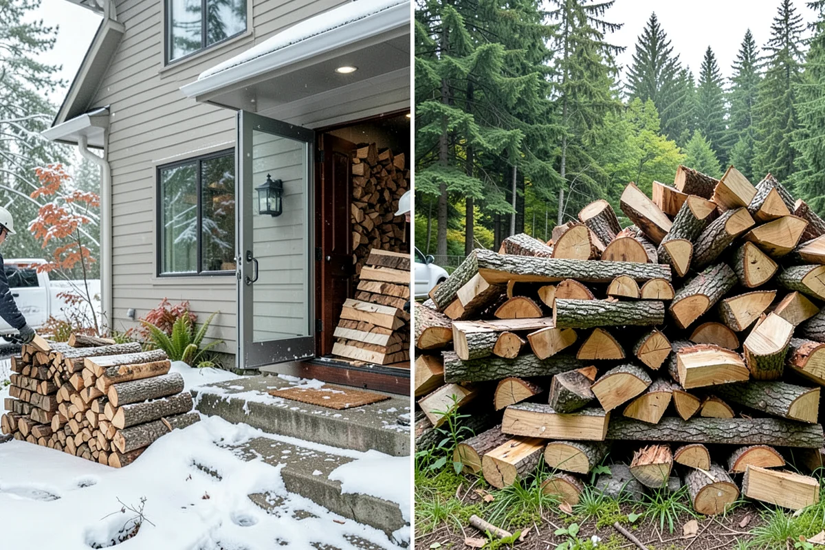 Storm Wood Processing in Enumclaw, King County, WA - We survey the storm damage on-site
