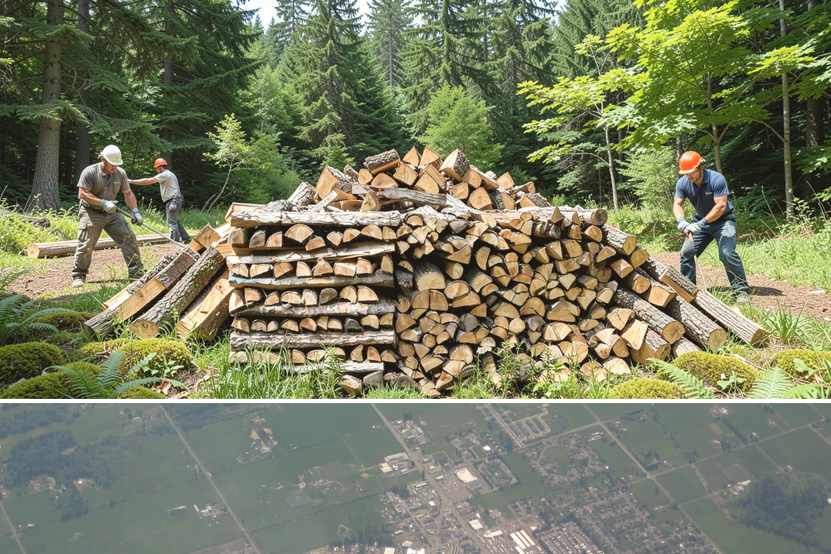 Storm Wood Processing in Enumclaw, King County, WA - Demand spikes after fall and winter windstorms, so call promptly once a storm passes for faster scheduling.