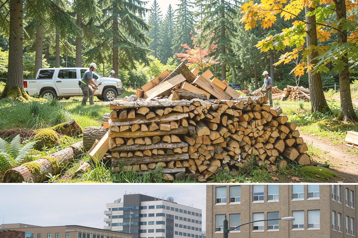 Storm Wood Processing in Everett, Snohomish County, WA - Demand spikes after fall and winter windstorms, so call promptly once a storm passes for faster scheduling.