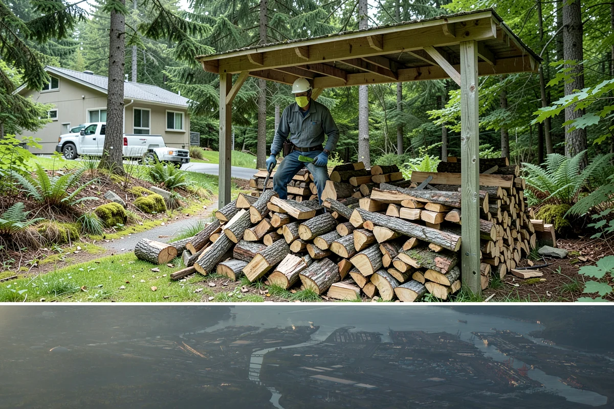 Storm Wood Processing in Fife, Pierce County, WA - Demand spikes after fall and winter windstorms, so call promptly once a storm passes for faster scheduling.