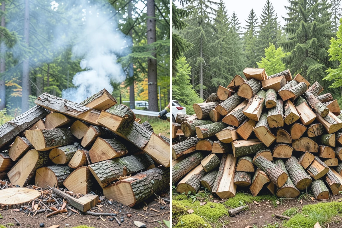 Storm Wood Processing in Gold Bar, Snohomish County, WA - We survey the storm damage on-site