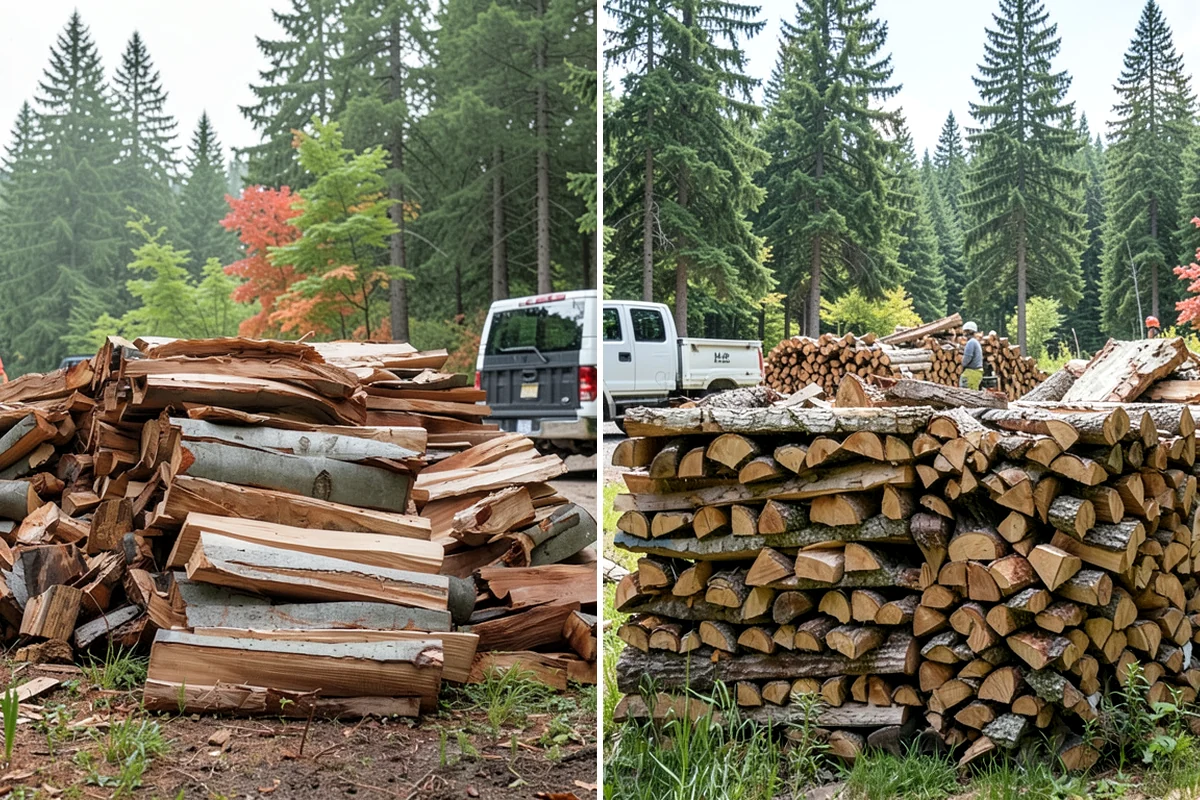 Storm Wood Processing in Hunts Point, King County, WA - We survey the storm damage on-site