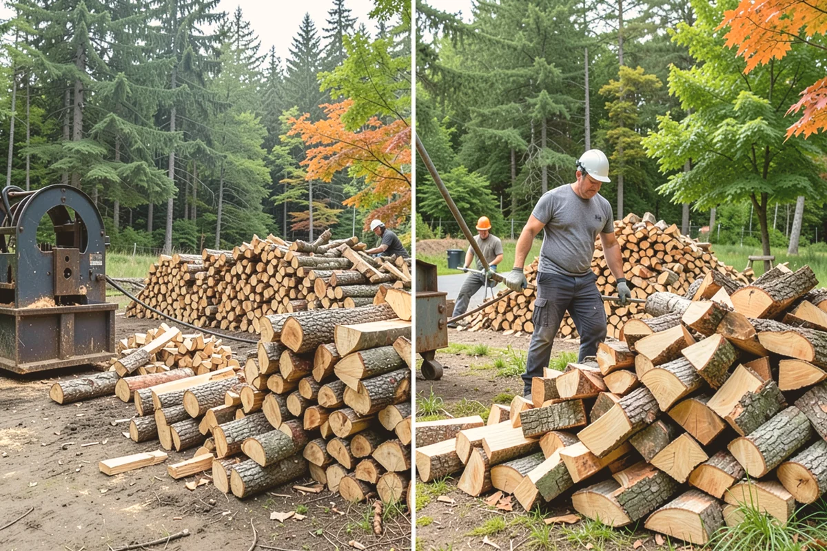 Storm Wood Processing in Index, Snohomish County, WA - We survey the storm damage on-site