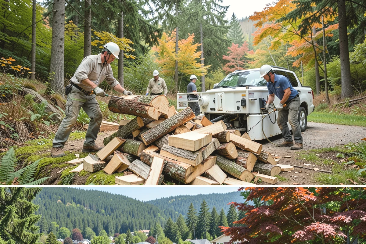 Storm Wood Processing in Index, Snohomish County, WA - Demand spikes after fall and winter windstorms, so call promptly once a storm passes for faster scheduling.