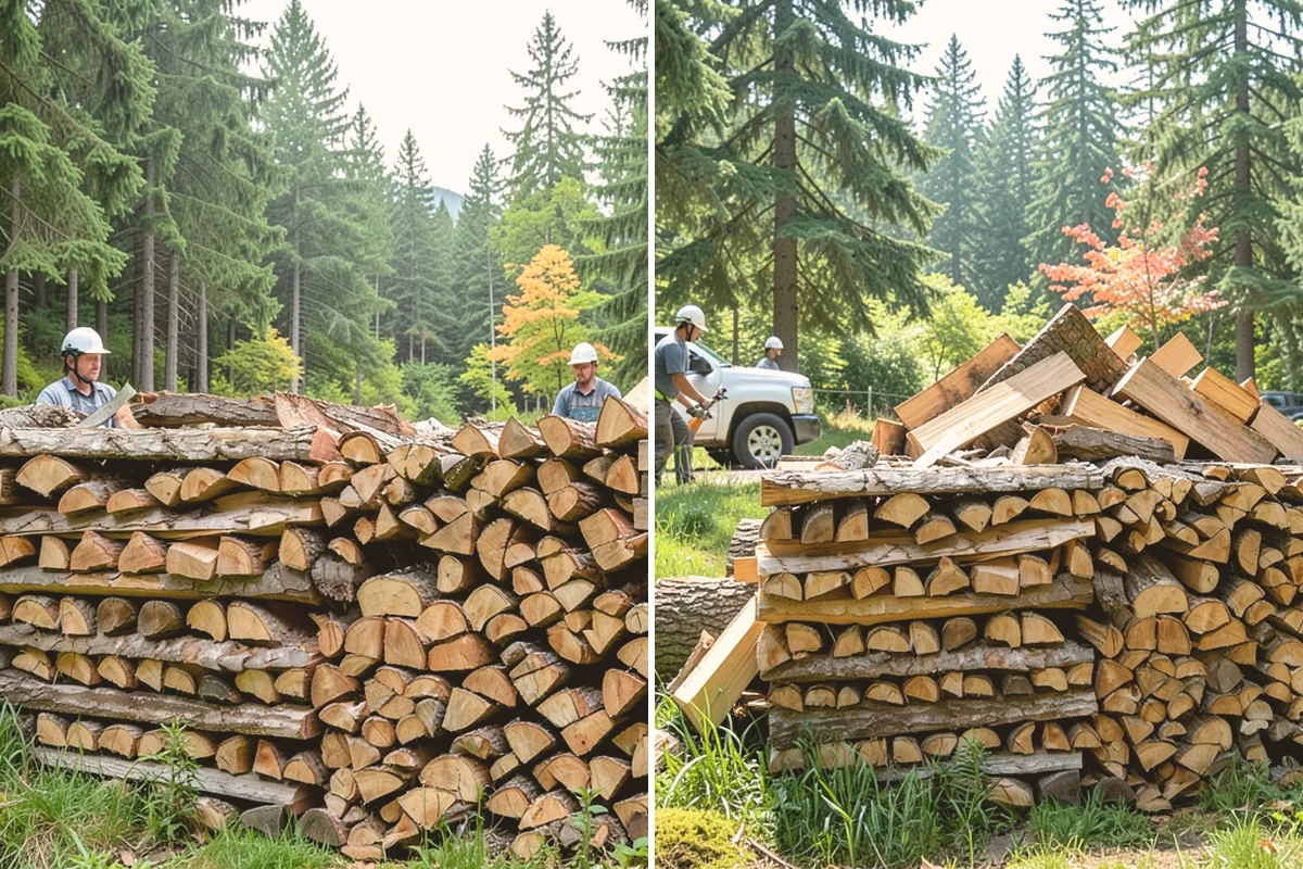 Storm Wood Processing in Kirkland, King County, WA - We survey the storm damage on-site