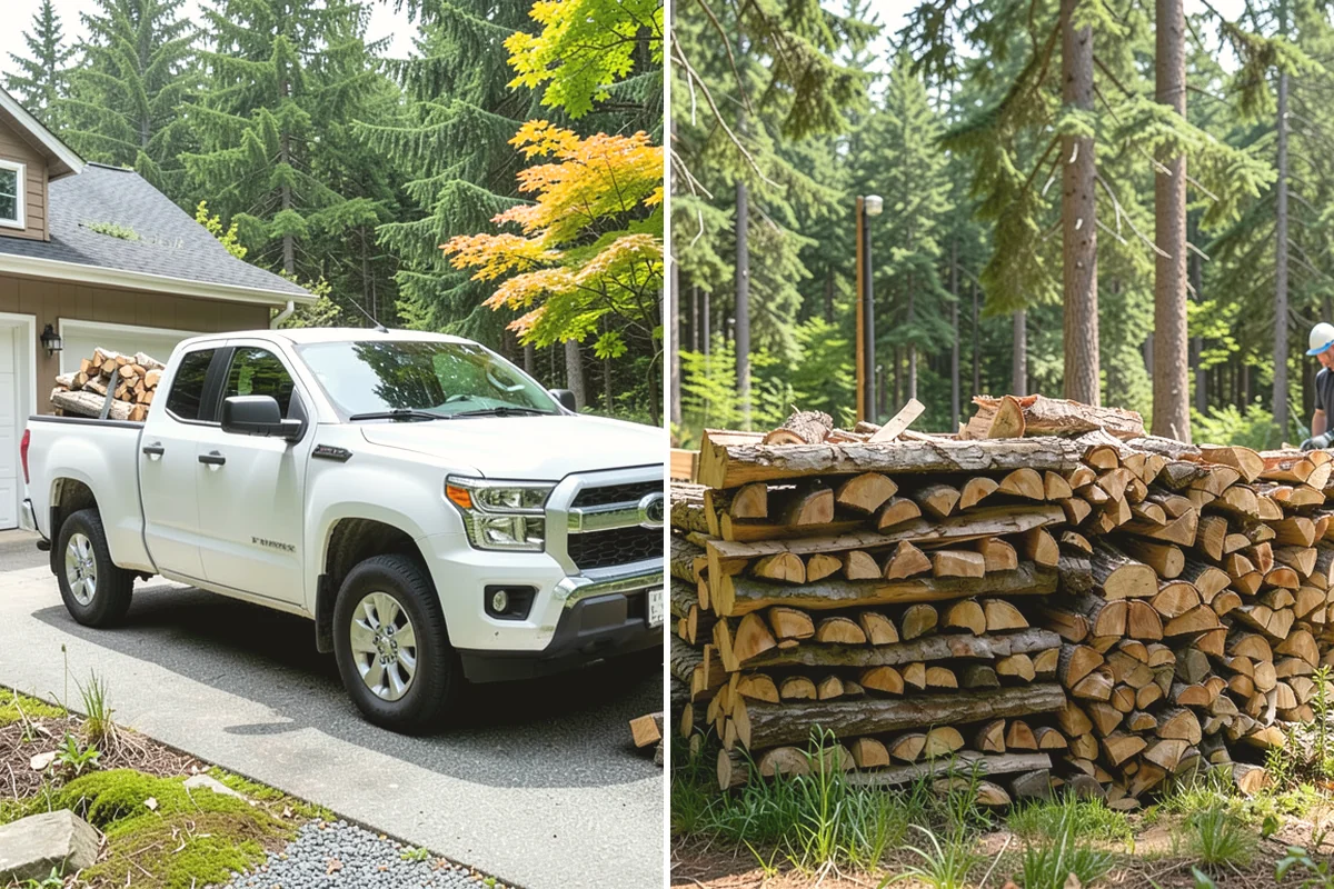 Storm Wood Processing in La Conner, Skagit County, WA - We survey the storm damage on-site
