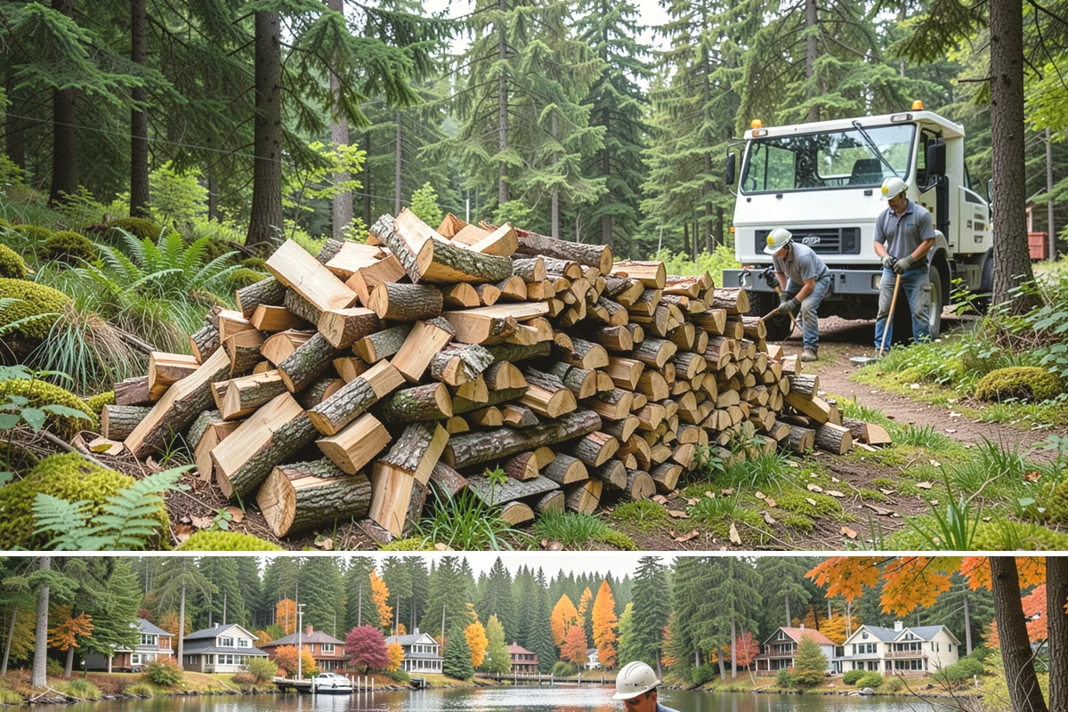 Storm Wood Processing in La Conner, Skagit County, WA - Demand spikes after fall and winter windstorms, so call promptly once a storm passes for faster scheduling.