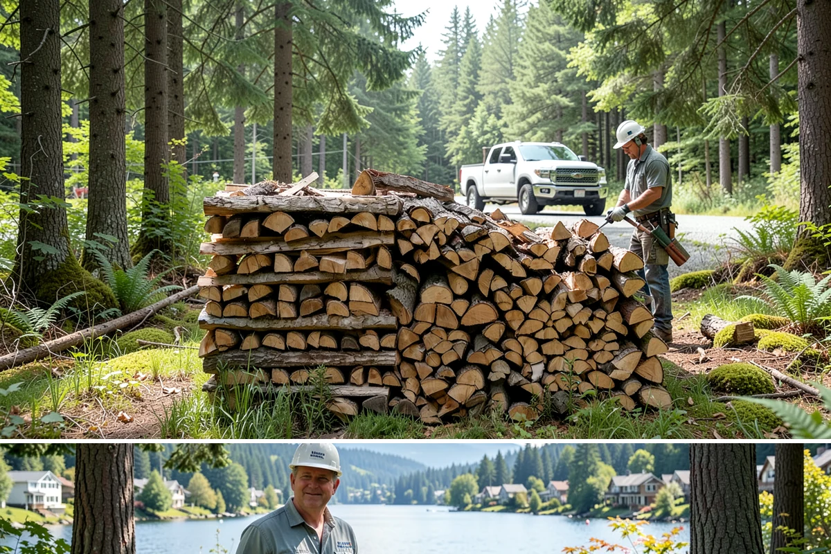 Storm Wood Processing in Milton, King County, WA - Demand spikes after fall and winter windstorms, so call promptly once a storm passes for faster scheduling.