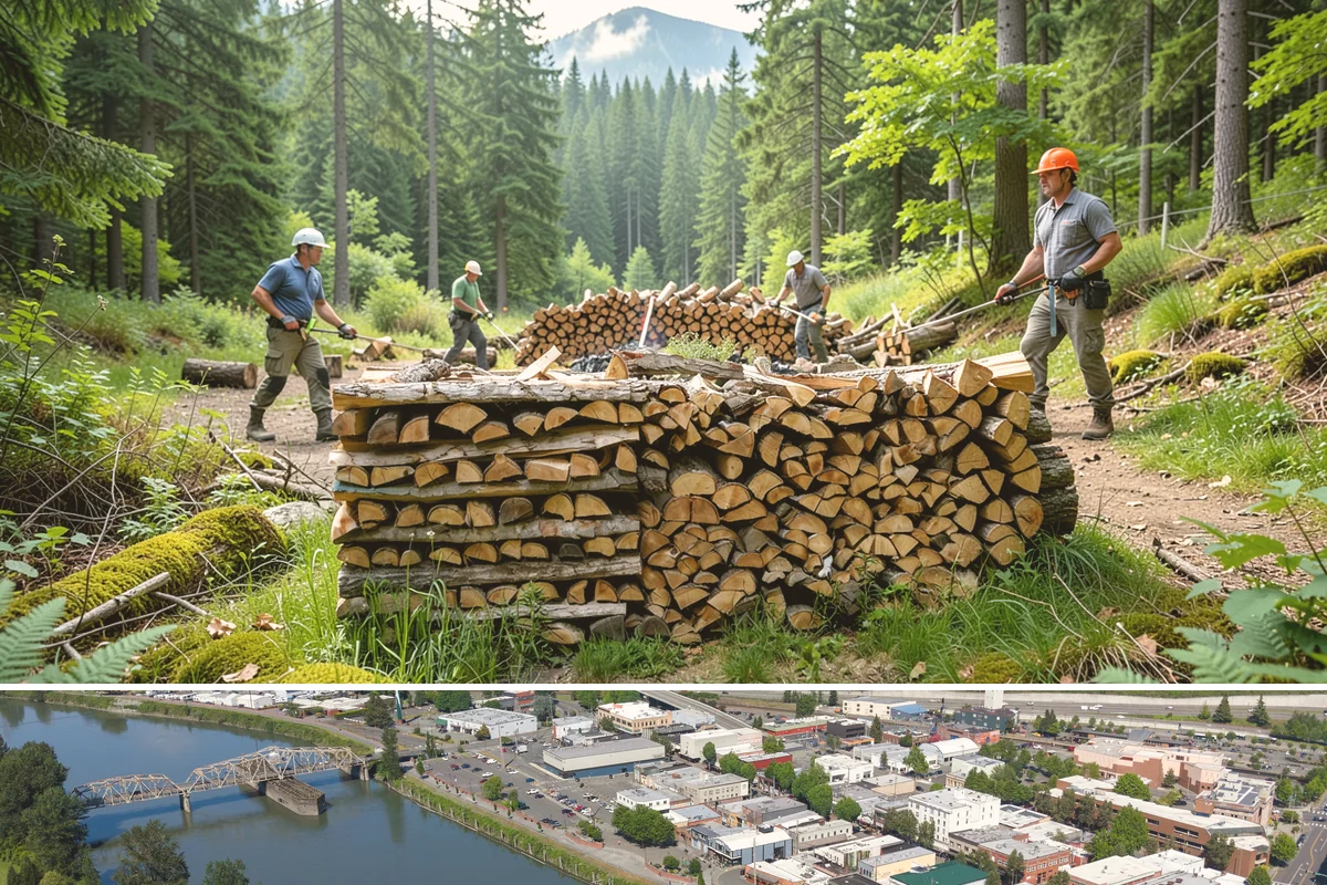 Storm Wood Processing in Mount Vernon, Skagit County, WA - Demand spikes after fall and winter windstorms, so call promptly once a storm passes for faster scheduling.
