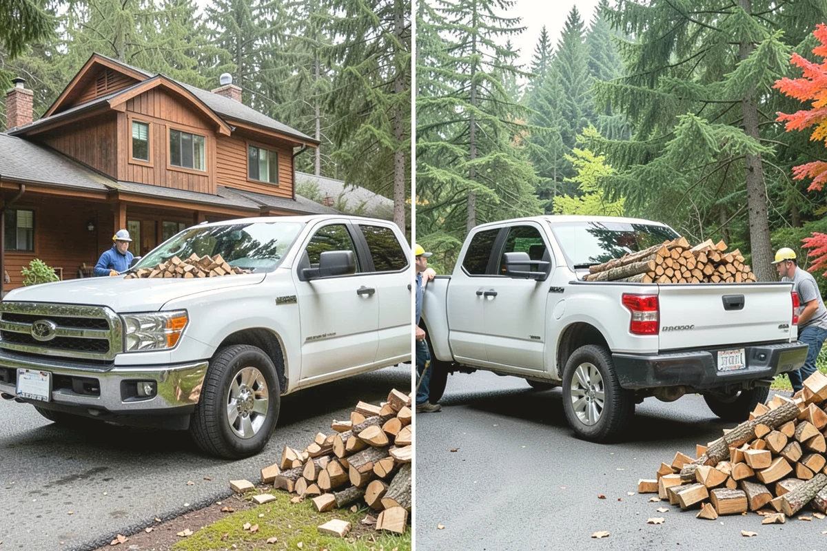 Storm Wood Processing in Mountlake Terrace, Snohomish County, WA - We survey the storm damage on-site