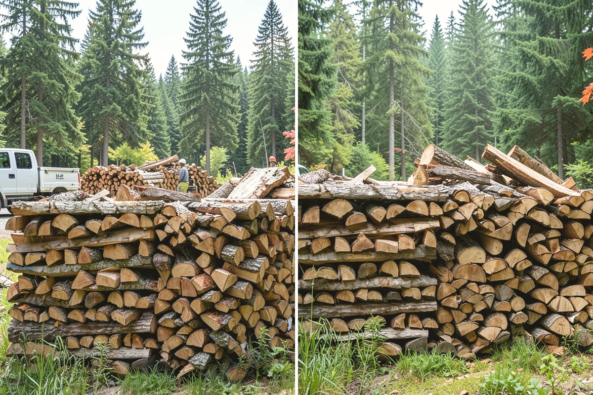 Storm Wood Processing in Mukilteo, Snohomish County, WA - We survey the storm damage on-site