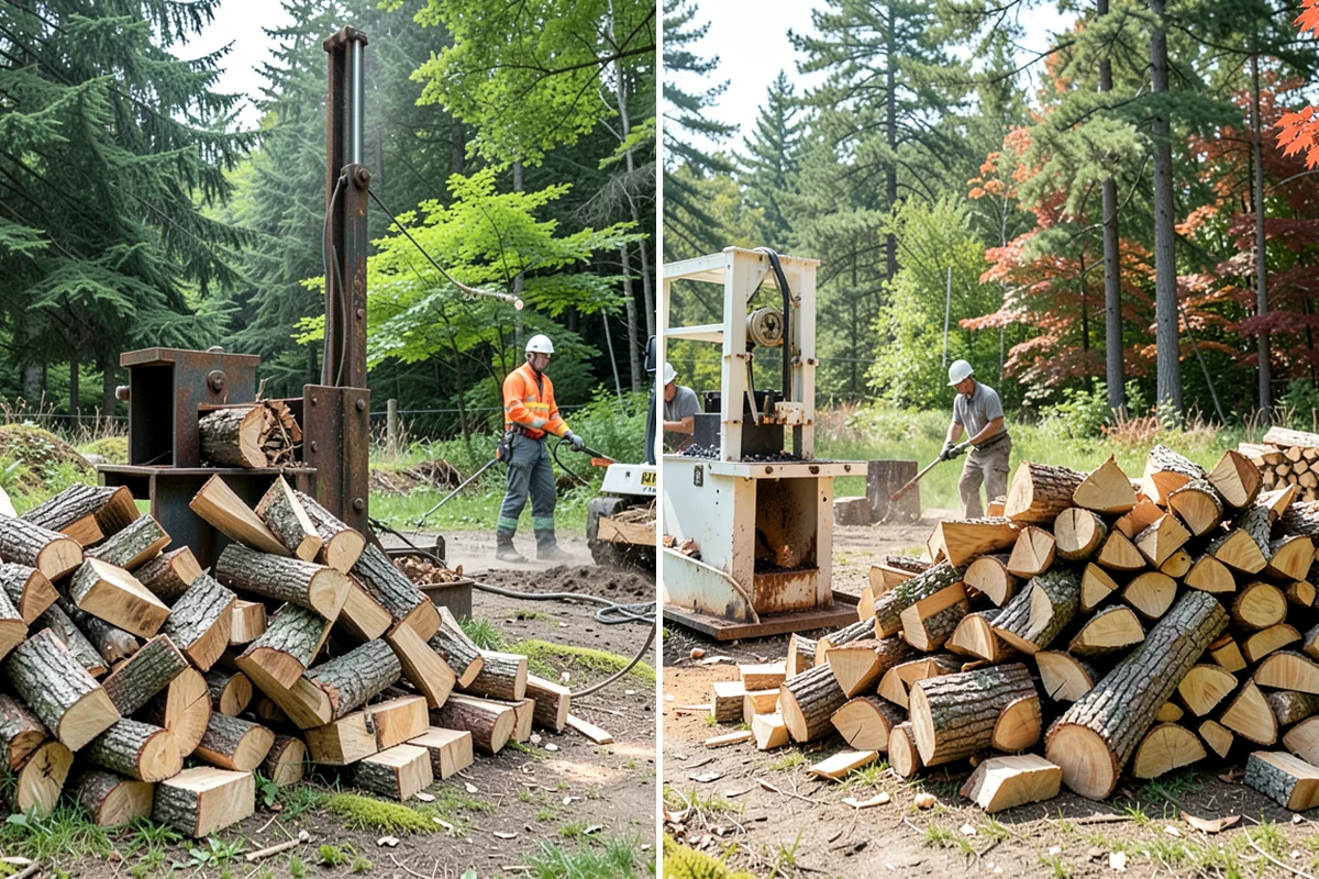 Storm Wood Processing in Pacific, King County, WA - We survey the storm damage on-site