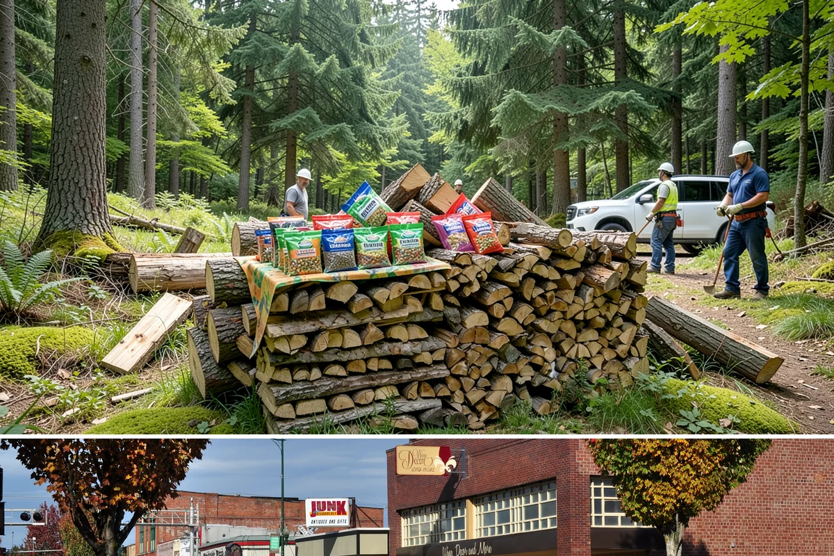 Storm Wood Processing in Puyallup, Pierce County, WA - Demand spikes after fall and winter windstorms, so call promptly once a storm passes for faster scheduling.
