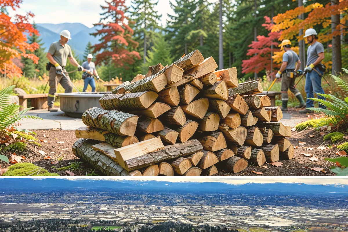 Storm Wood Processing in SeaTac, WA - Demand spikes after fall and winter windstorms, so call promptly once a storm passes for faster scheduling.