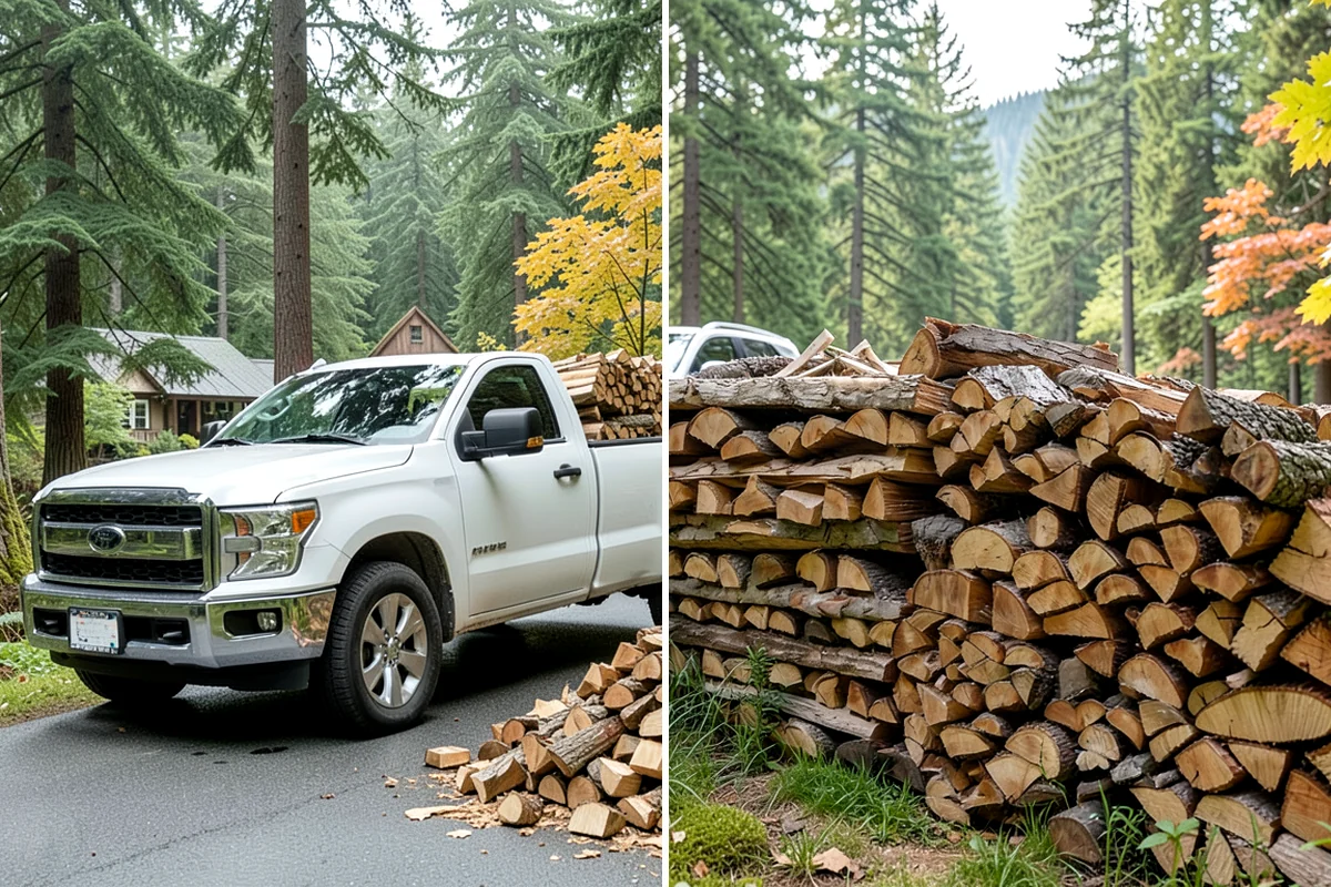 Storm Wood Processing in Shoreline, King County, WA - We survey the storm damage on-site