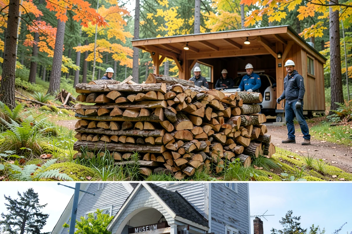 Storm Wood Processing in Steilacoom, Pierce County, WA - Demand spikes after fall and winter windstorms, so call promptly once a storm passes for faster scheduling.