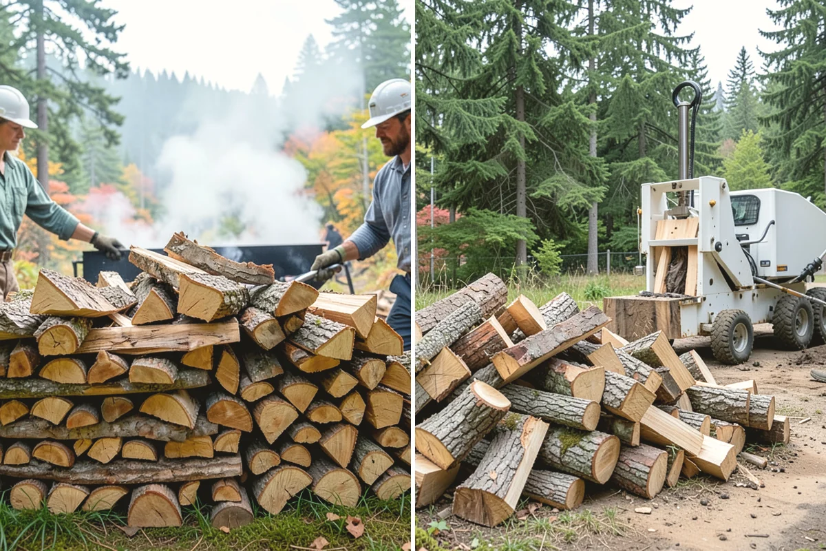 Storm Wood Processing in Tacoma, Pierce County, WA - We survey the storm damage on-site