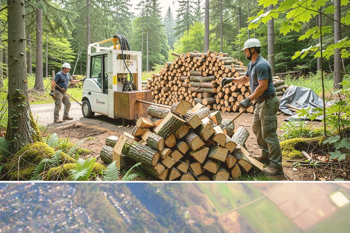 Subscription Firewood Delivery in Algona, King County, WA - Start a subscription before fall so deliveries are established ahead of the heaviest winter burning.