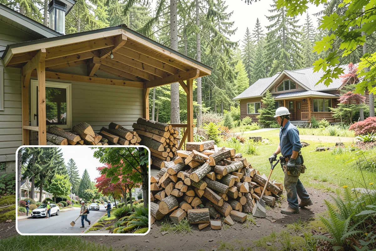 Subscription Firewood Delivery in Beaux Arts Village, King County, WA - Automatic deliveries mean you never run out