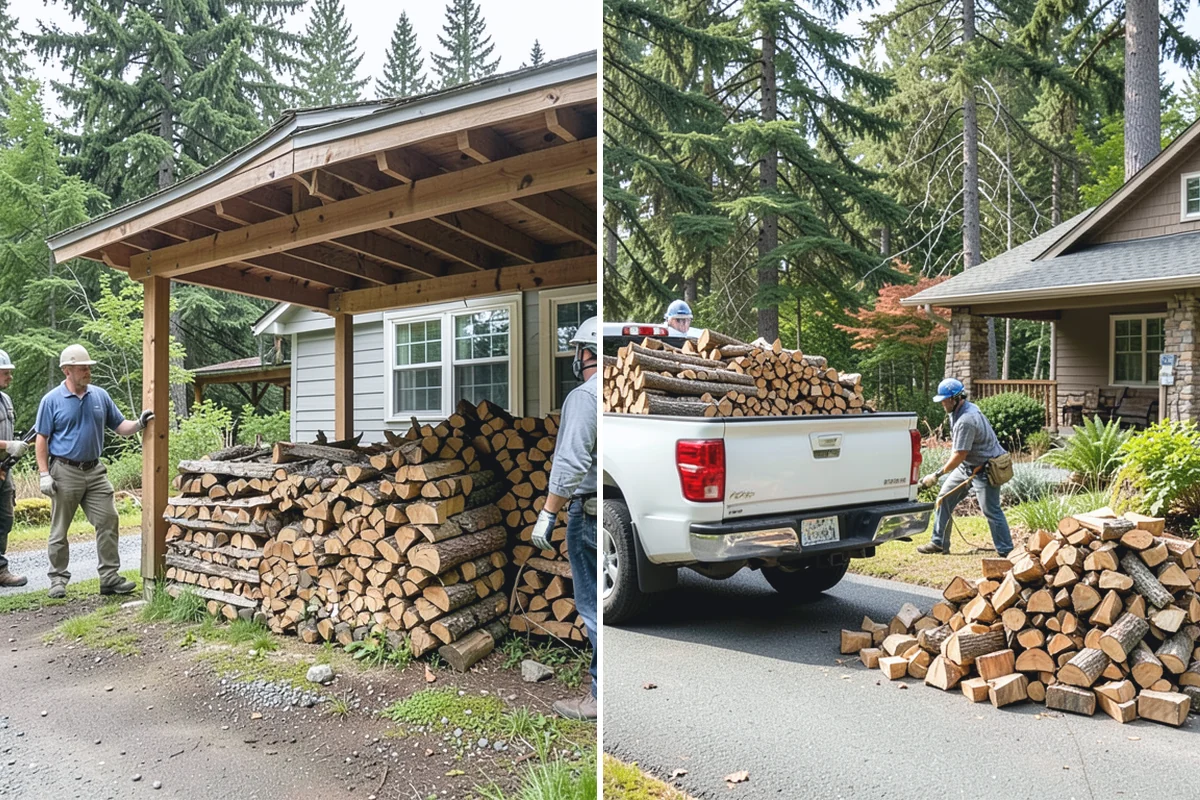 Subscription Firewood Delivery in Beaux Arts Village, King County, WA - Set your preferred quantity and delivery frequency