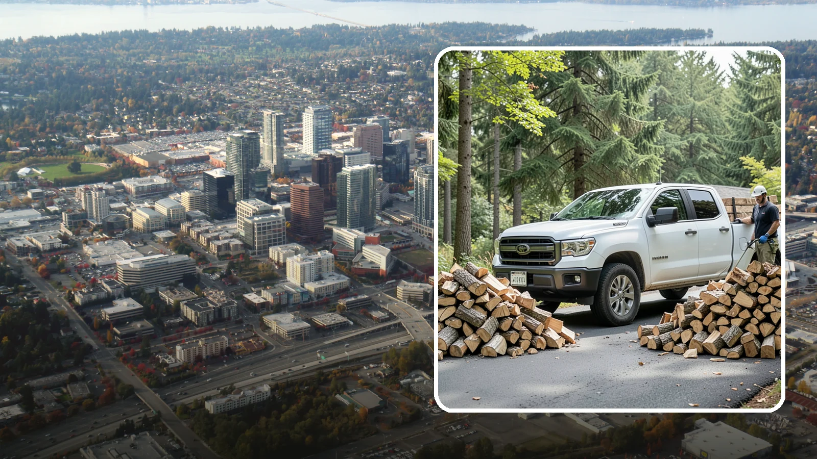 Subscription Firewood Delivery in Bellevue, King County, WA - Our subscription firewood delivery keeps your supply topped up automatically so you never have to think about running low.
