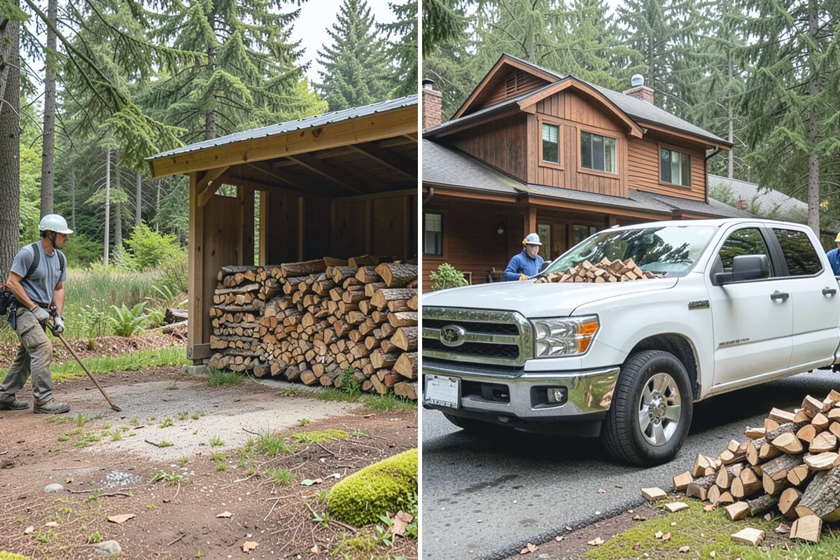 Subscription Firewood Delivery in Bonney Lake, Pierce County, WA - Set your preferred quantity and delivery frequency