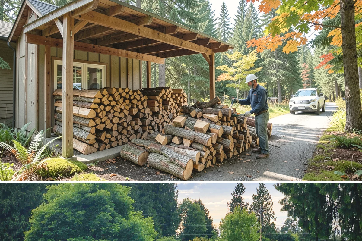 Subscription Firewood Delivery in Bonney Lake, Pierce County, WA - Start a subscription before fall so deliveries are established ahead of the heaviest winter burning.