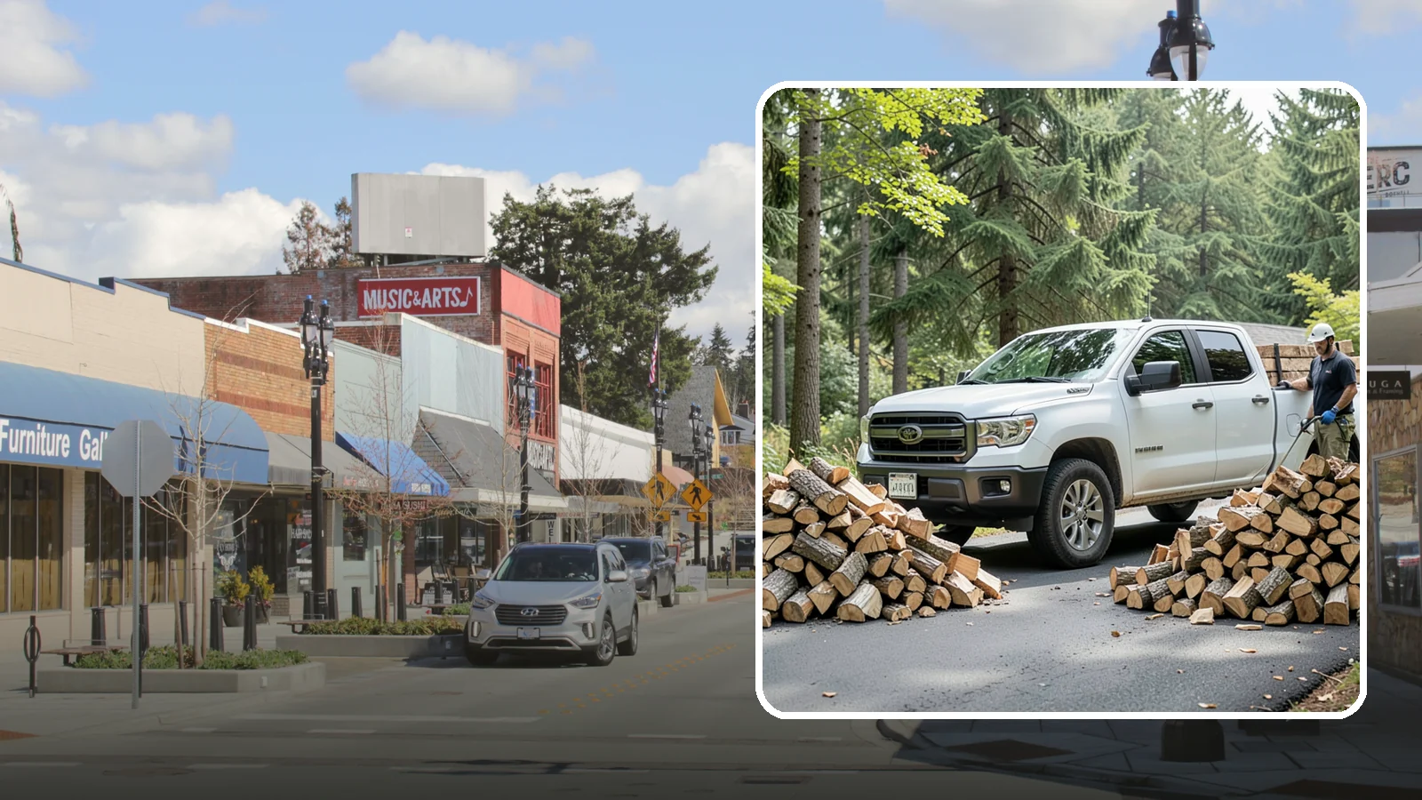 Subscription Firewood Delivery in Bothell, King County, WA - Our subscription firewood delivery keeps your supply topped up automatically so you never have to think about running low.