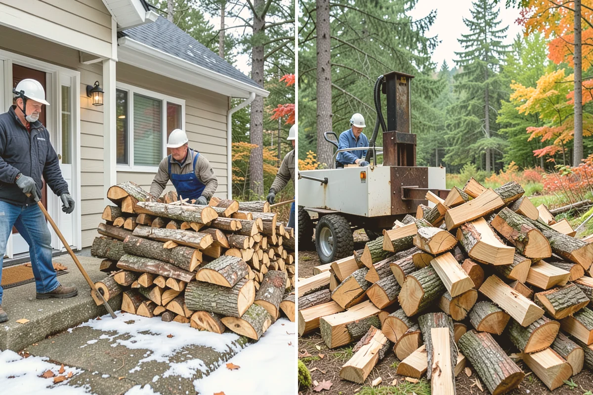 Subscription Firewood Delivery in Bothell, King County, WA - Set your preferred quantity and delivery frequency