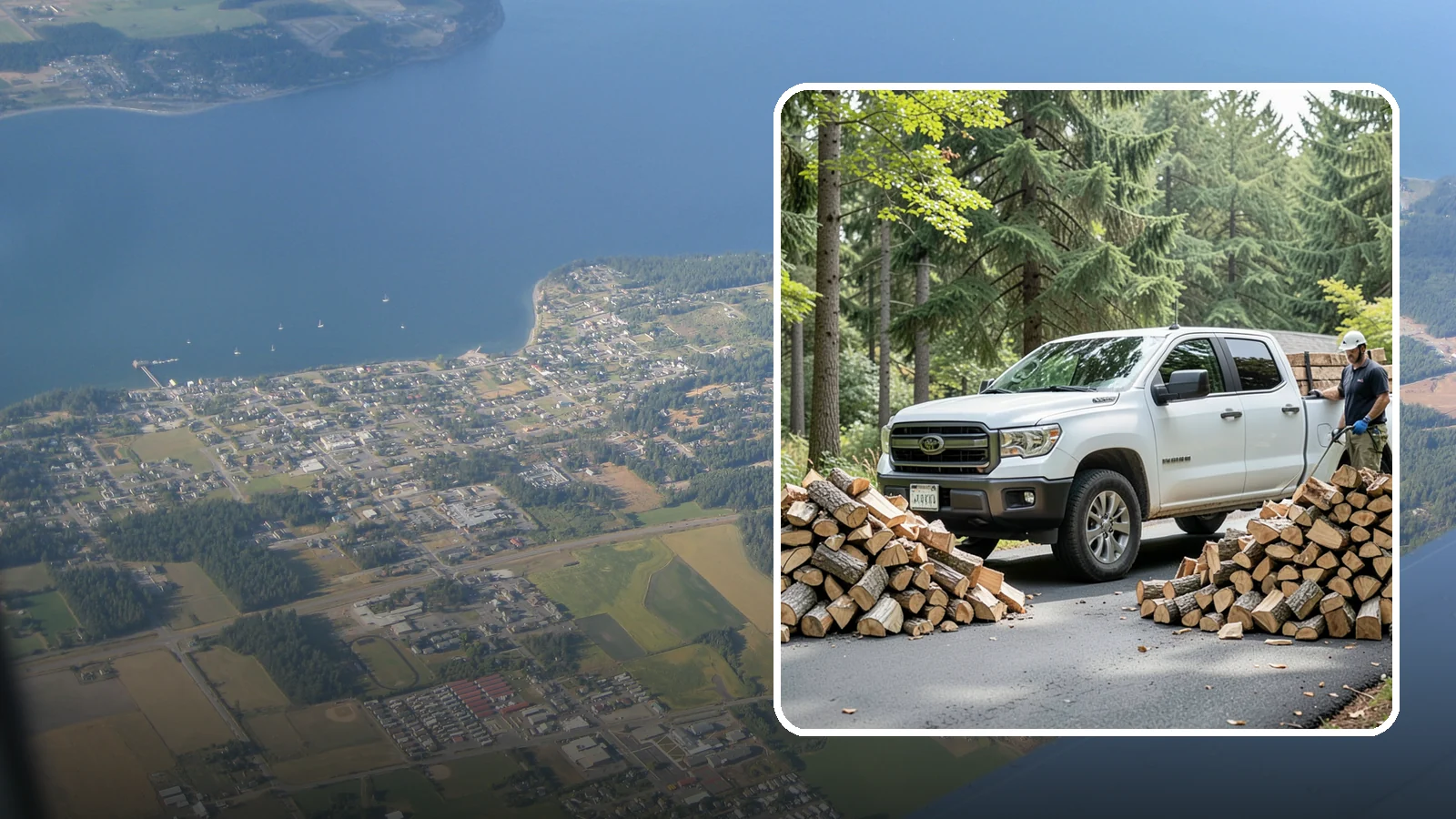 Subscription Firewood Delivery in Coupeville, Island County, WA - Our subscription firewood delivery keeps your supply topped up automatically so you never have to think about running low.