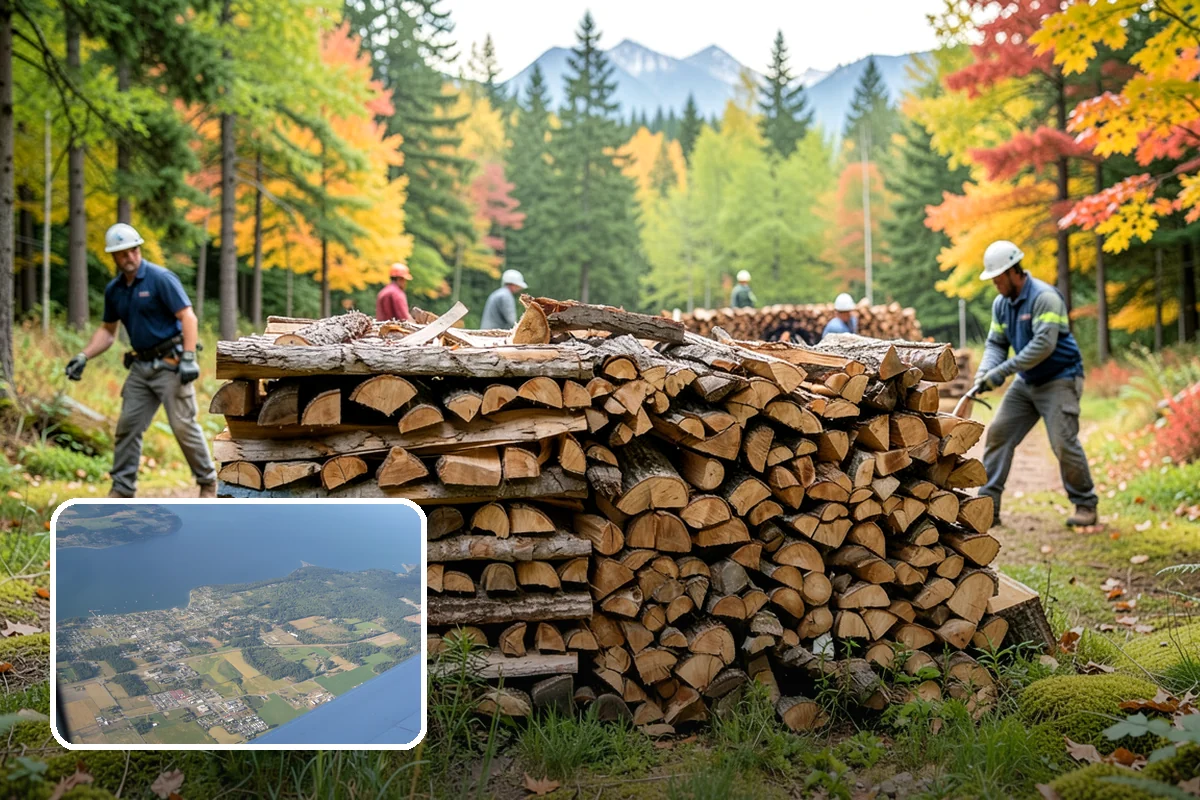 Subscription Firewood Delivery in Coupeville, Island County, WA - Automatic deliveries mean you never run out