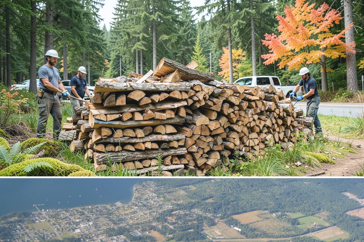 Subscription Firewood Delivery in Coupeville, Island County, WA - Start a subscription before fall so deliveries are established ahead of the heaviest winter burning.