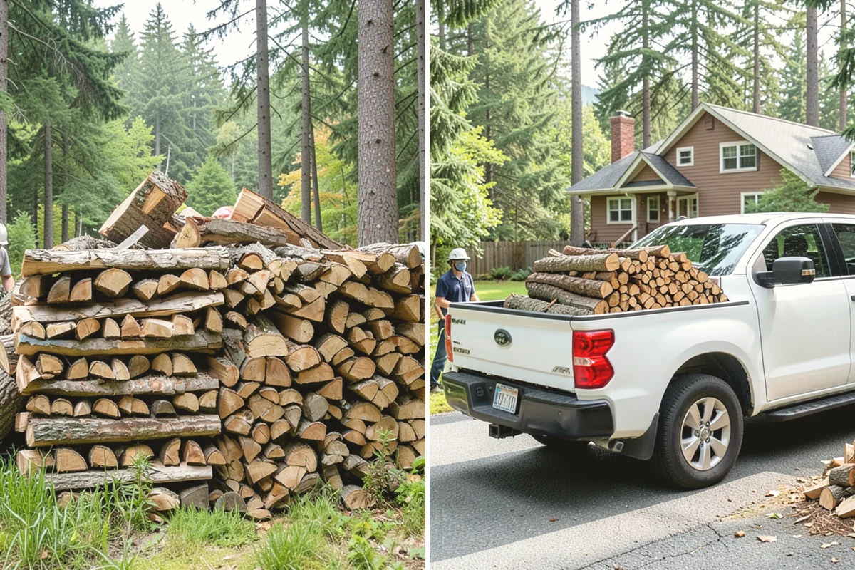 Subscription Firewood Delivery in Covington, King County, WA - Set your preferred quantity and delivery frequency