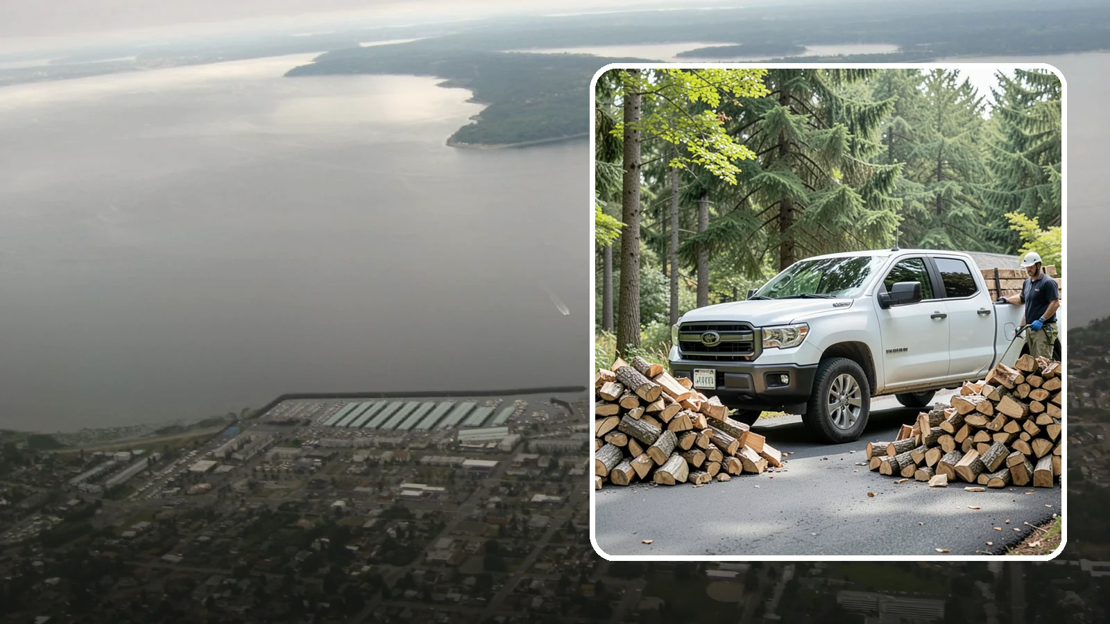 Subscription Firewood Delivery in Des Moines, King County, WA - Our subscription firewood delivery keeps your supply topped up automatically so you never have to think about running low.