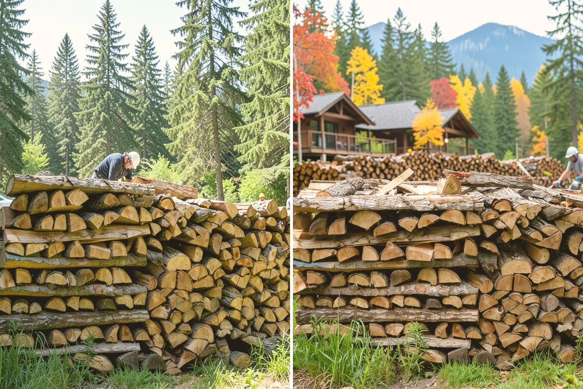 Subscription Firewood Delivery in Eatonville, Pierce County, WA - Set your preferred quantity and delivery frequency
